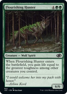 Flourishing Hunter [Jumpstart 2022] MTG Single Magic: The Gathering  | Multizone: Comics And Games