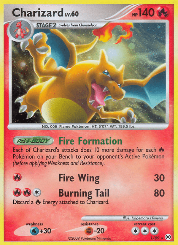 Charizard (1/99) [Platinum: Arceus] Pokemon Single Pokémon  | Multizone: Comics And Games