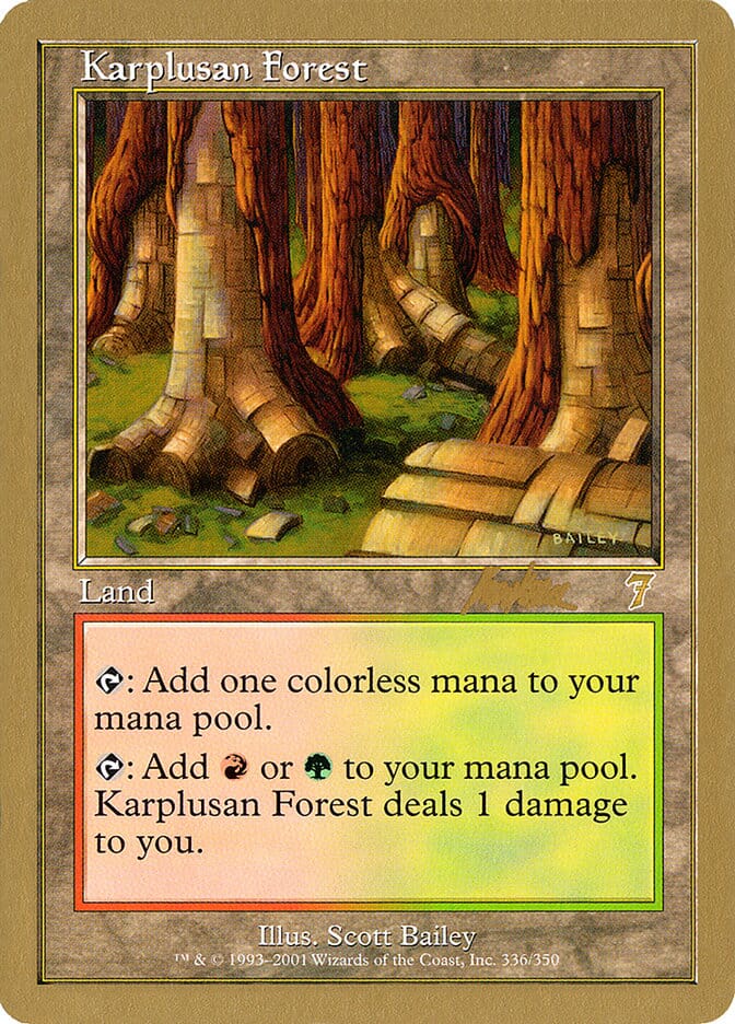 Karplusan Forest (Brian Kibler) [World Championship Decks 2002] MTG Single Magic: The Gathering  | Multizone: Comics And Games
