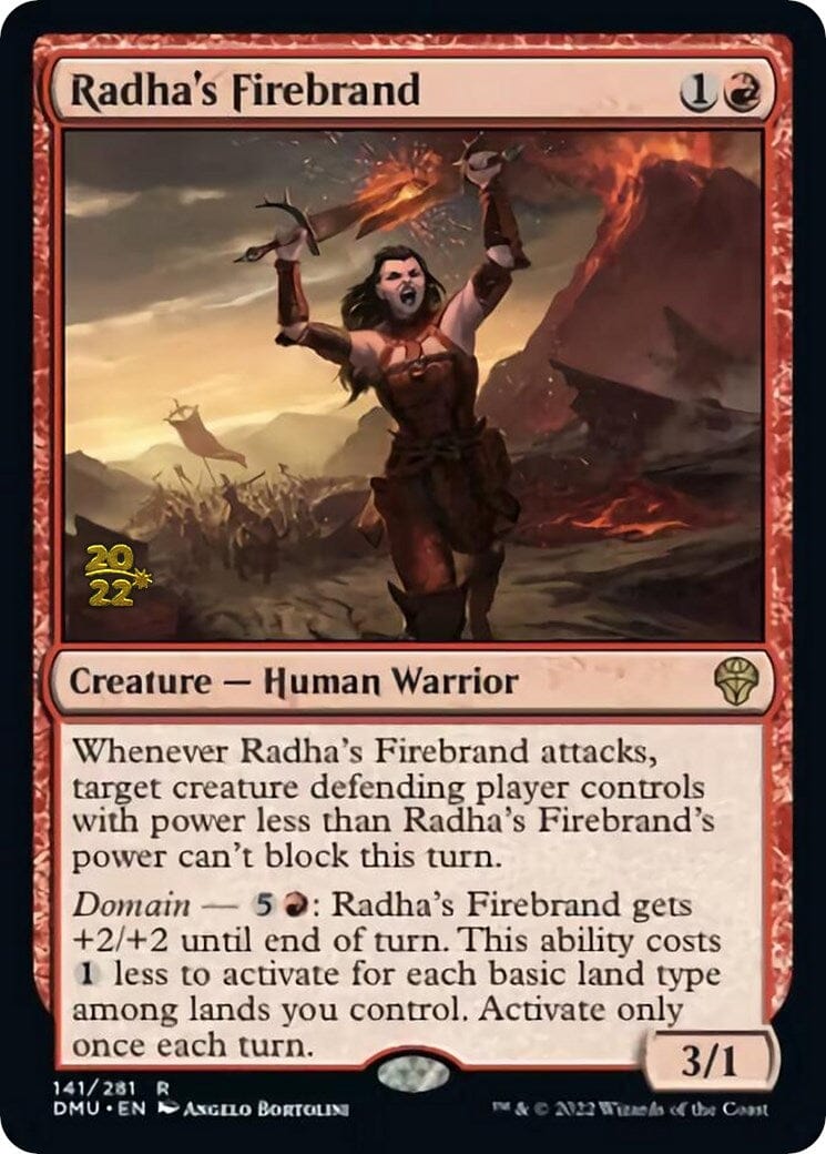 Radha's Firebrand [Dominaria United Prerelease Promos] MTG Single Magic: The Gathering  | Multizone: Comics And Games