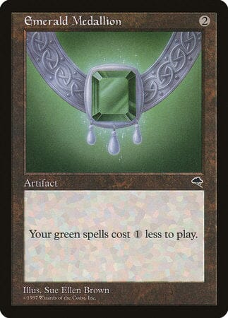 Emerald Medallion [Tempest] MTG Single Magic: The Gathering  | Multizone: Comics And Games