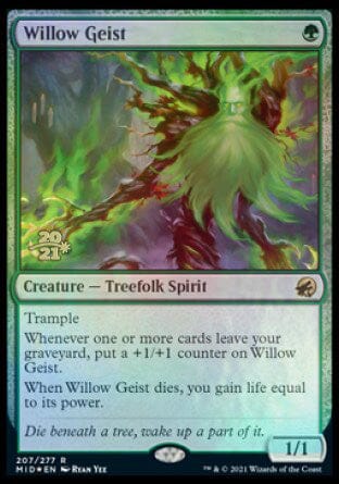 Willow Geist [Innistrad: Midnight Hunt Prerelease Promos] MTG Single Magic: The Gathering  | Multizone: Comics And Games