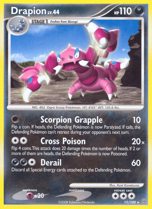 Drapion (15/100) [Diamond & Pearl: Stormfront] Pokemon Single Pokémon  | Multizone: Comics And Games
