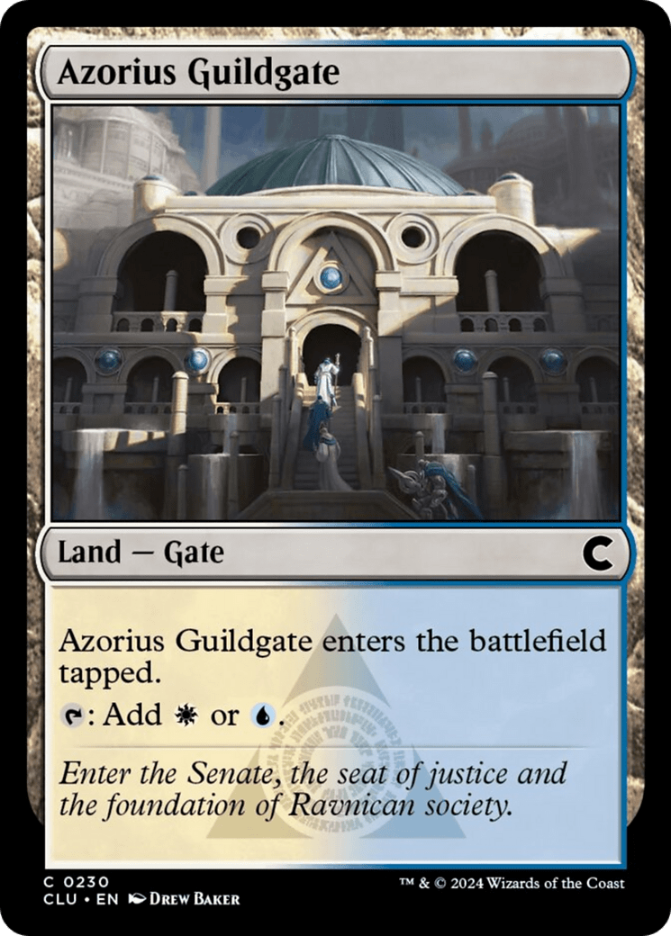 Azorius Guildgate [Ravnica: Clue Edition] MTG Single Magic: The Gathering  | Multizone: Comics And Games