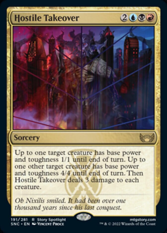 Hostile Takeover [Streets of New Capenna] MTG Single Magic: The Gathering  | Multizone: Comics And Games