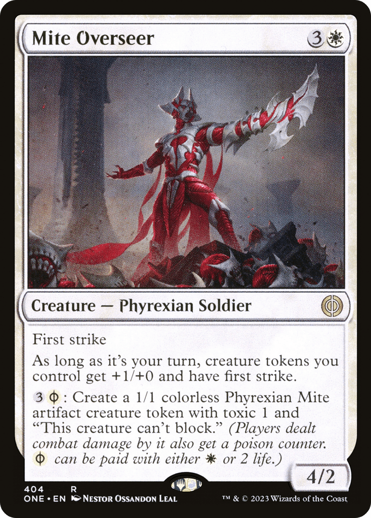 Mite Overseer [Phyrexia: All Will Be One] MTG Single Magic: The Gathering  | Multizone: Comics And Games