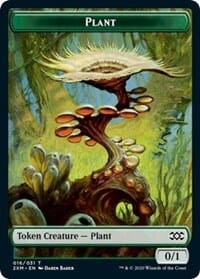 Plant // Saproling Double-sided Token [Double Masters Tokens] MTG Single Magic: The Gathering  | Multizone: Comics And Games