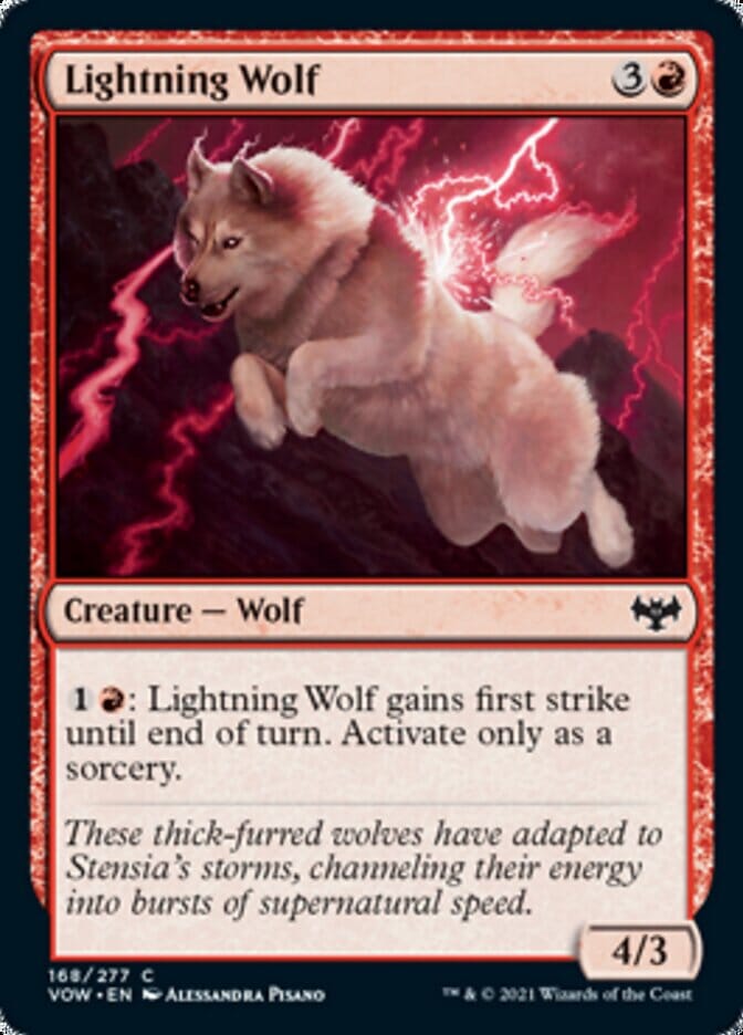 Lightning Wolf [Innistrad: Crimson Vow] | Multizone: Comics And Games
