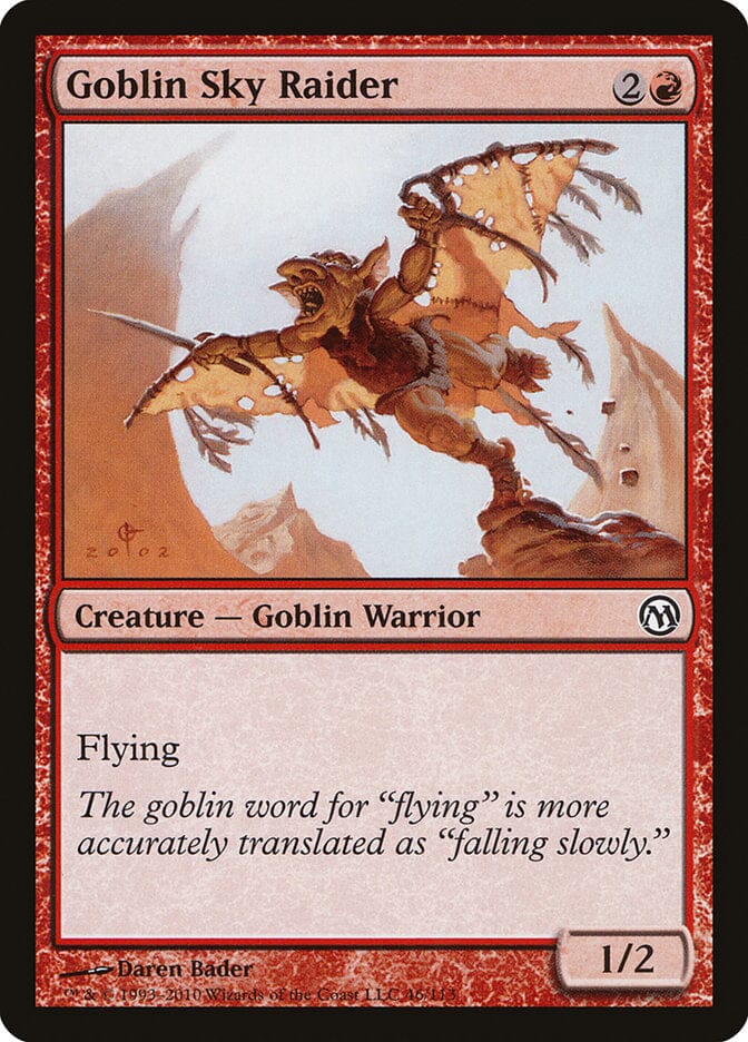 Goblin Sky Raider [Duels of the Planeswalkers] MTG Single Magic: The Gathering  | Multizone: Comics And Games