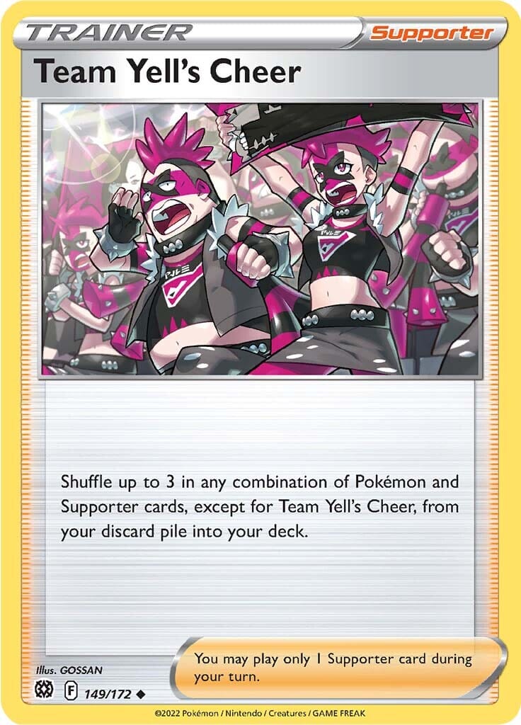 Team Yell's Cheer (149/172) [Sword & Shield: Brilliant Stars] Pokemon Single Pokémon  | Multizone: Comics And Games