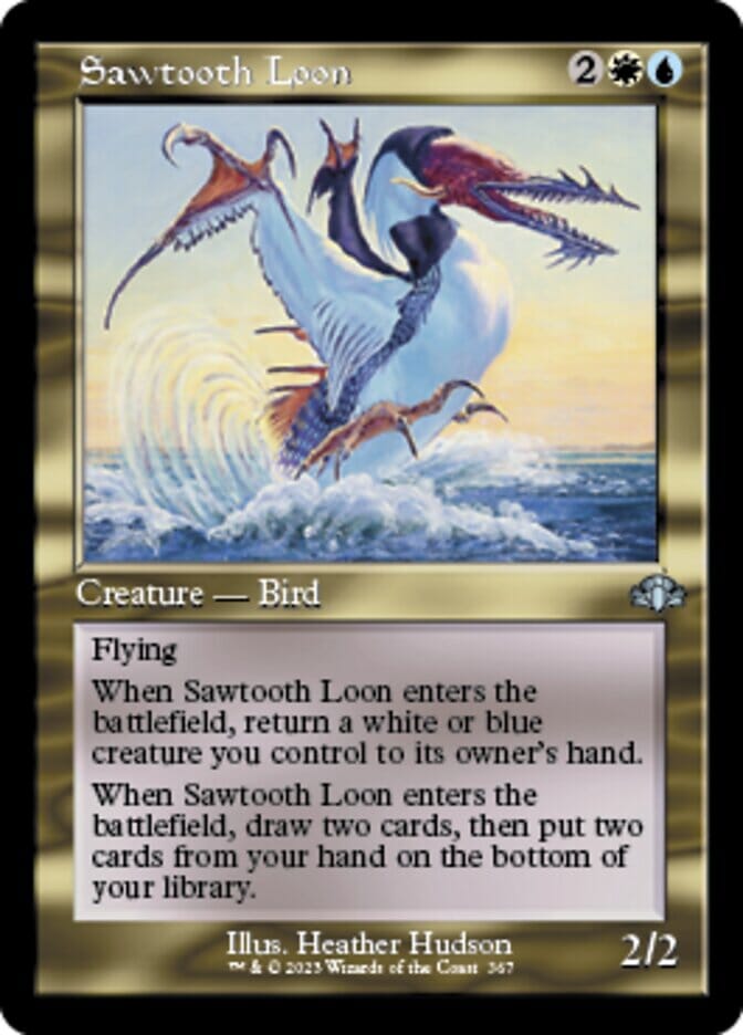 Sawtooth Loon (Retro) [Dominaria Remastered] MTG Single Magic: The Gathering  | Multizone: Comics And Games