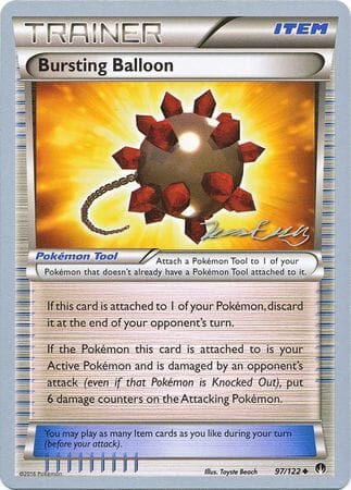 Bursting Balloon (97/122) (Bebe - Jesper Eriksen) [World Championships 2016] Pokemon Single Pokémon  | Multizone: Comics And Games