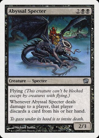 Abyssal Specter [Eighth Edition] MTG Single Magic: The Gathering  | Multizone: Comics And Games