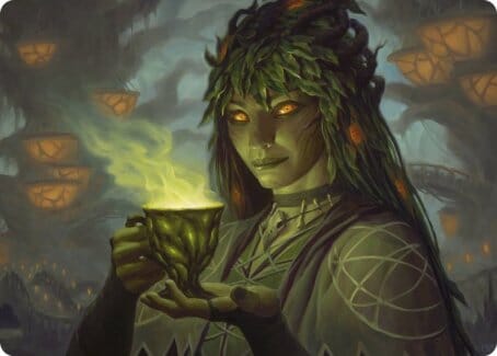 Dina, Soul Steeper Art Card [Strixhaven: School of Mages Art Series] MTG Single Magic: The Gathering  | Multizone: Comics And Games