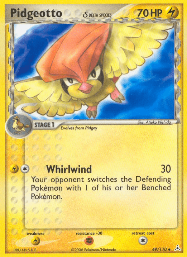 Pidgeotto (49/110) (Delta Species) [EX: Holon Phantoms] Pokemon Single Pokémon  | Multizone: Comics And Games