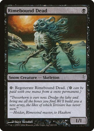 Rimebound Dead [Coldsnap] MTG Single Magic: The Gathering  | Multizone: Comics And Games