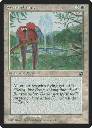 Serra Aviary [Homelands] MTG Single Magic: The Gathering  | Multizone: Comics And Games