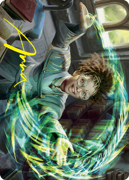 Eureka Moment Art Card (Gold-Stamped Signature) [Strixhaven: School of Mages Art Series] MTG Single Magic: The Gathering  | Multizone: Comics And Games