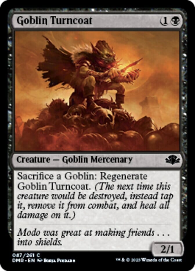 Goblin Turncoat [Dominaria Remastered] MTG Single Magic: The Gathering  | Multizone: Comics And Games