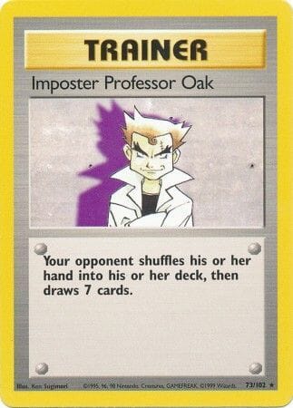 Imposter Professor Oak (73/102) [Base Set Unlimited] Pokemon Single Pokémon  | Multizone: Comics And Games