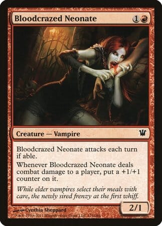 Bloodcrazed Neonate [Innistrad] MTG Single Magic: The Gathering  | Multizone: Comics And Games