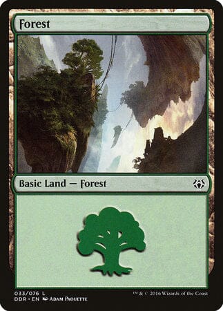Forest (33) [Duel Decks: Nissa vs. Ob Nixilis] MTG Single Magic: The Gathering  | Multizone: Comics And Games