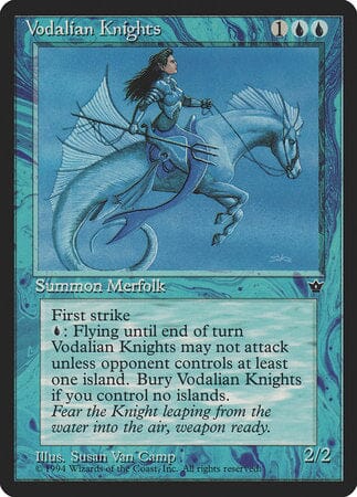 Vodalian Knights [Fallen Empires] MTG Single Magic: The Gathering  | Multizone: Comics And Games