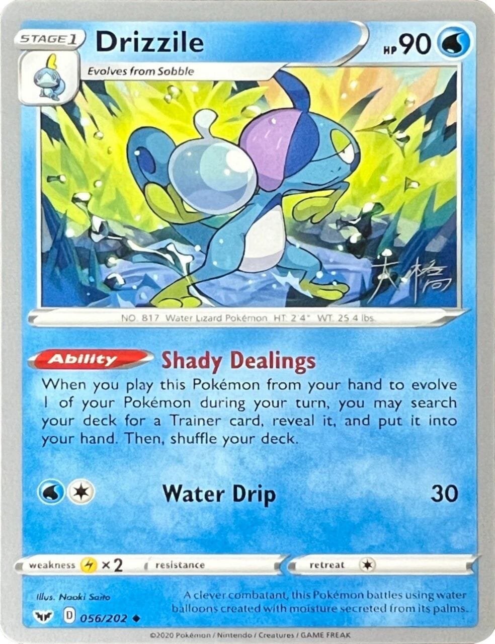 Drizzile (056/202) (Ice Rider Palkia - Rikuto Ohashi) [World Championships 2022] Pokemon Single Pokémon  | Multizone: Comics And Games