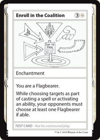 Enroll in the Coalition (2021 Edition) [Mystery Booster Playtest Cards] MTG Single Magic: The Gathering  | Multizone: Comics And Games