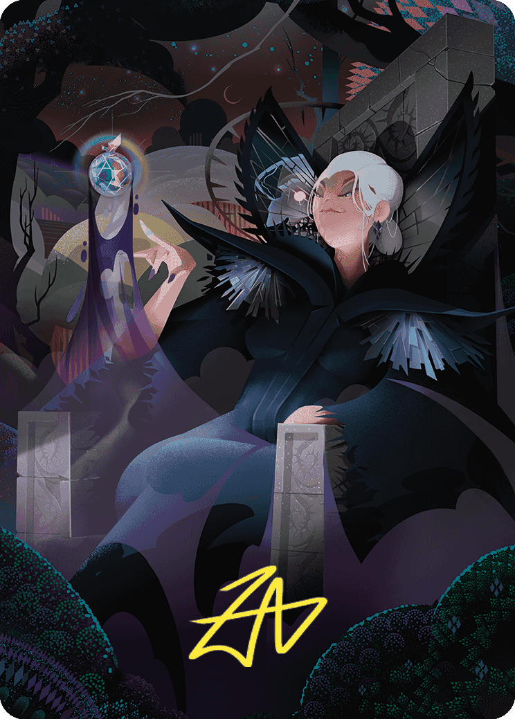 Eriette of the Charmed Apple Art Card (Gold-Stamped Signature) [Wilds of Eldraine Art Series] MTG Single Magic: The Gathering  | Multizone: Comics And Games