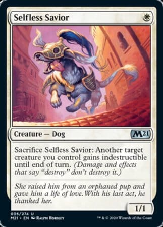 Selfless Savior [Core Set 2021] MTG Single Magic: The Gathering  | Multizone: Comics And Games