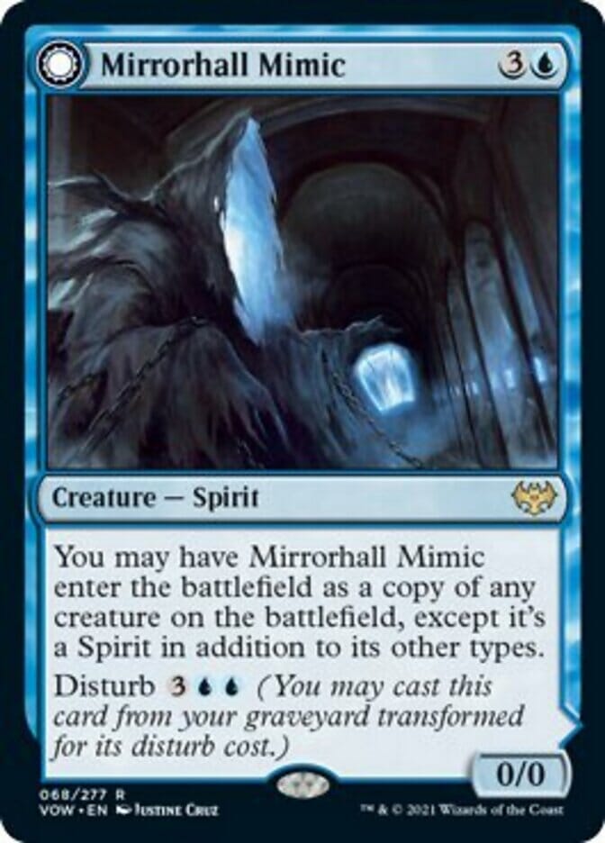 Mirrorhall Mimic // Ghastly Mimicry [Innistrad: Crimson Vow] MTG Single Magic: The Gathering  | Multizone: Comics And Games
