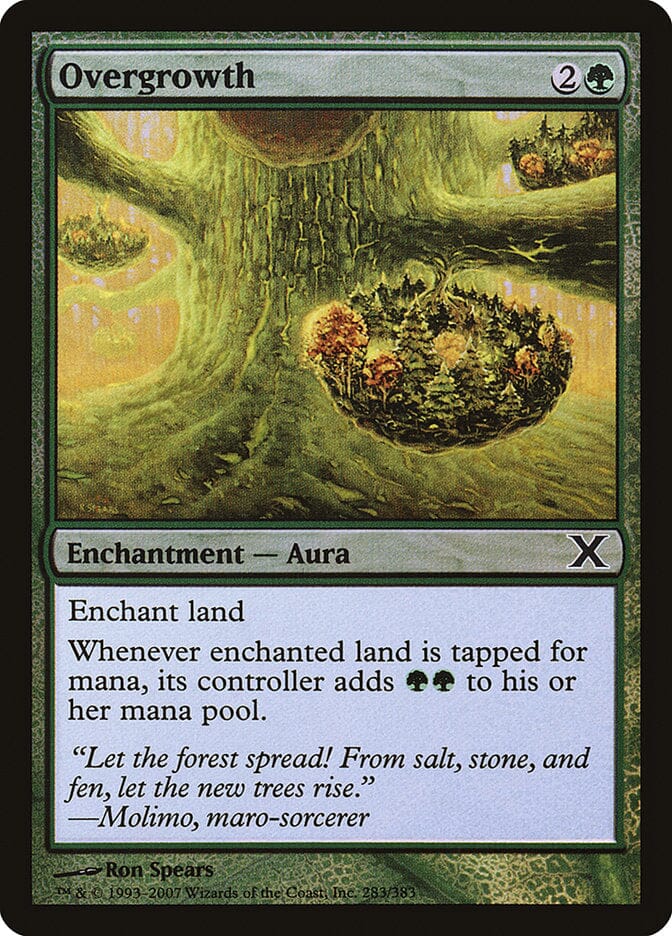 Overgrowth (Premium Foil) [Tenth Edition] MTG Single Magic: The Gathering  | Multizone: Comics And Games