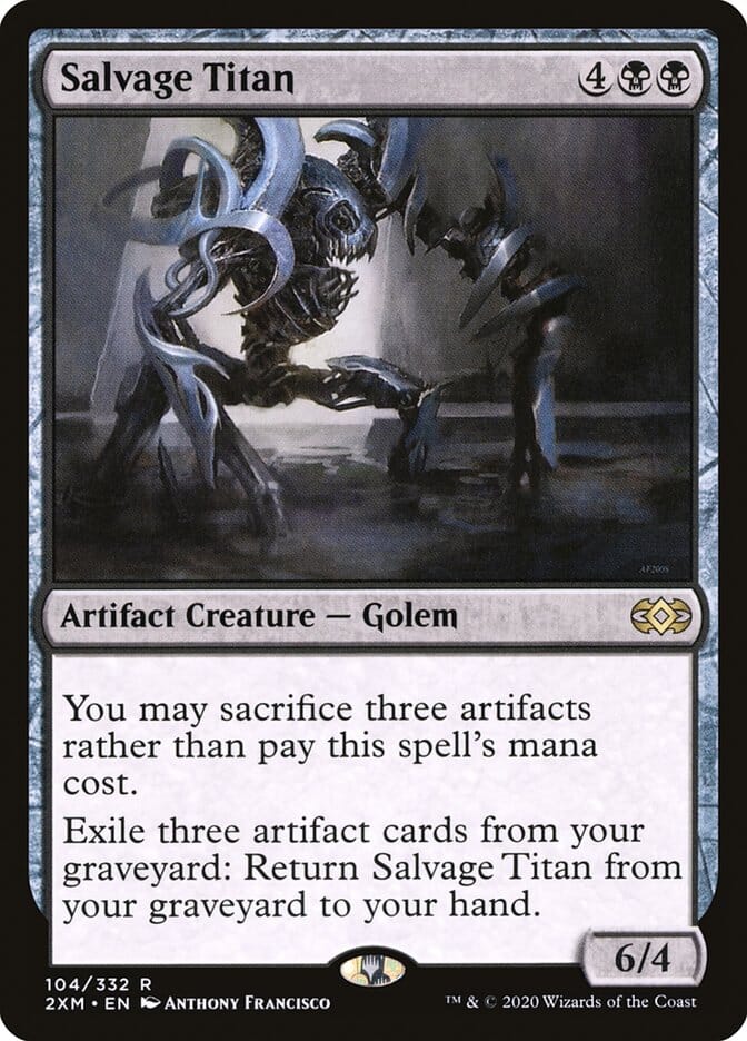 Salvage Titan [Double Masters] MTG Single Magic: The Gathering  | Multizone: Comics And Games