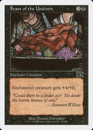 Feast of the Unicorn [Classic Sixth Edition] MTG Single Magic: The Gathering  | Multizone: Comics And Games