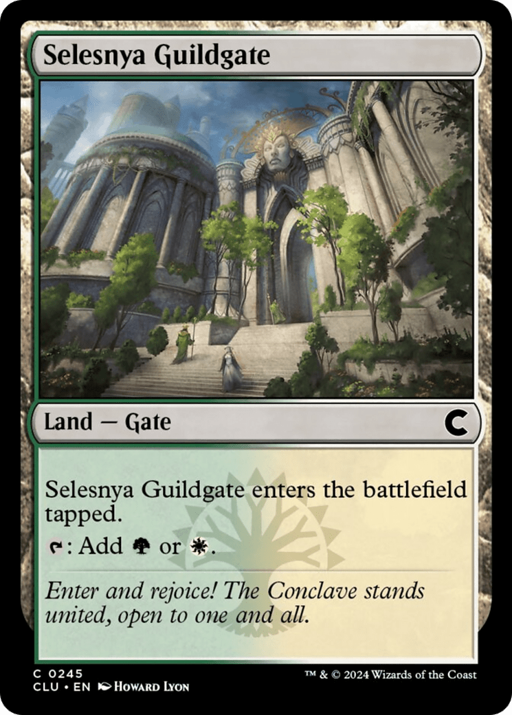 Selesnya Guildgate [Ravnica: Clue Edition] MTG Single Magic: The Gathering  | Multizone: Comics And Games