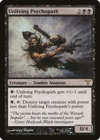 Unliving Psychopath [Dissension] MTG Single Magic: The Gathering  | Multizone: Comics And Games