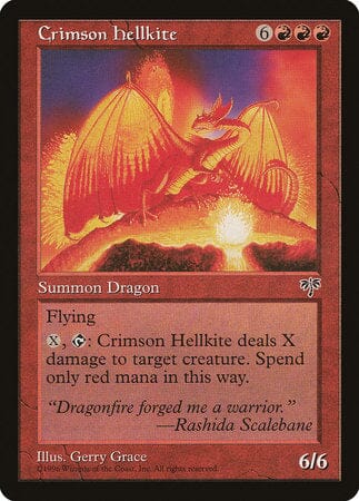 Crimson Hellkite [Mirage] MTG Single Magic: The Gathering  | Multizone: Comics And Games