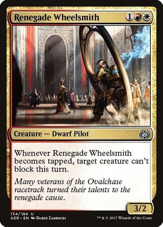 Renegade Wheelsmith [Aether Revolt] MTG Single Magic: The Gathering  | Multizone: Comics And Games