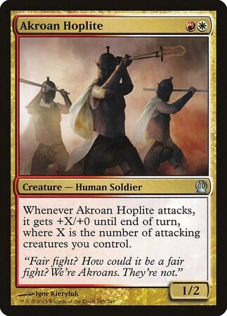 Akroan Hoplite [Theros] MTG Single Magic: The Gathering  | Multizone: Comics And Games