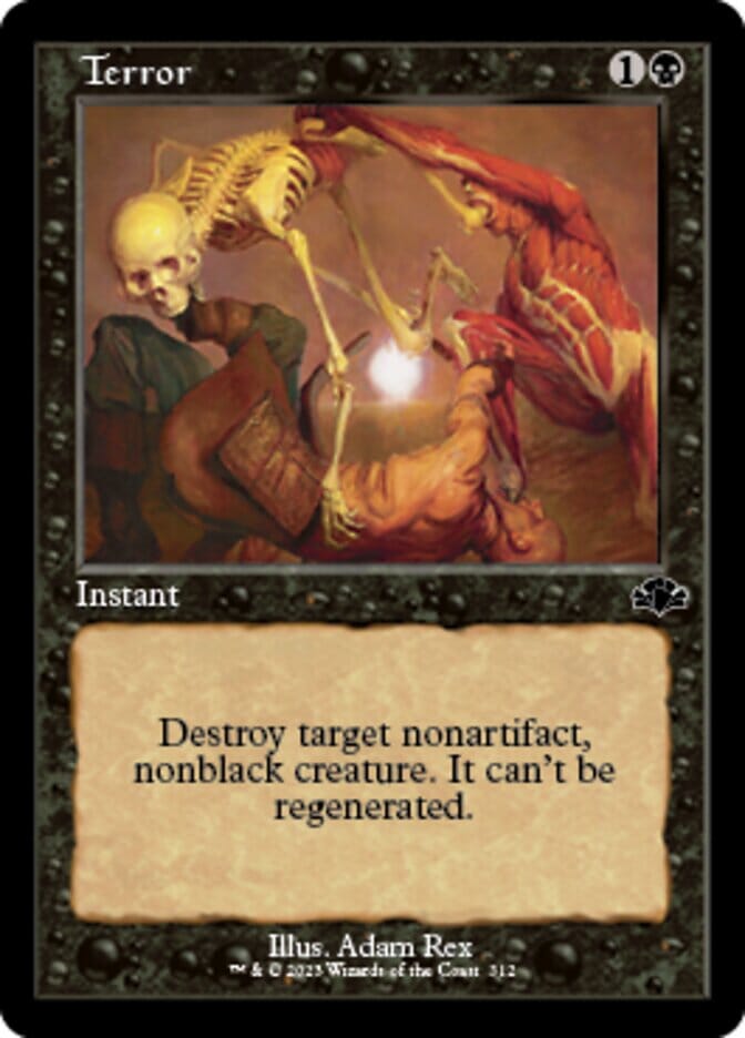 Terror (Retro) [Dominaria Remastered] MTG Single Magic: The Gathering  | Multizone: Comics And Games