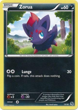 Zorua (13/30) [Black & White: Trainer Kit - Zoroark] Pokemon Single Pokémon  | Multizone: Comics And Games