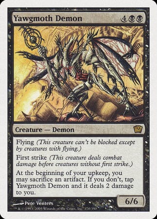 Yawgmoth Demon [Ninth Edition] MTG Single Magic: The Gathering  | Multizone: Comics And Games
