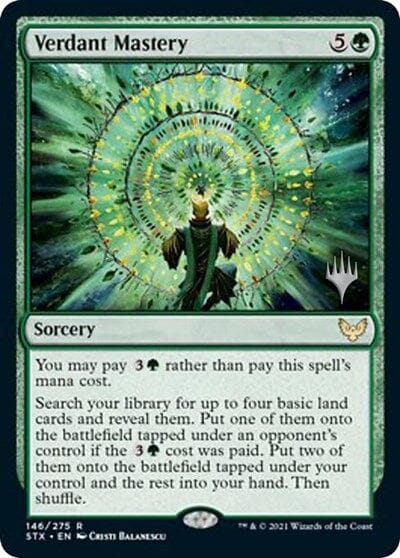 Verdant Mastery (Promo Pack) [Strixhaven: School of Mages Promos] MTG Single Magic: The Gathering  | Multizone: Comics And Games