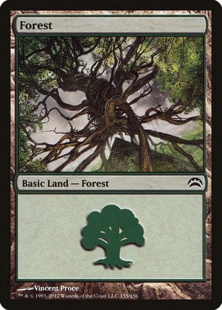 Forest (155) [Planechase 2012] MTG Single Magic: The Gathering  | Multizone: Comics And Games