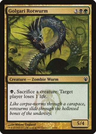Golgari Rotwurm [Duel Decks: Izzet vs. Golgari] MTG Single Magic: The Gathering  | Multizone: Comics And Games