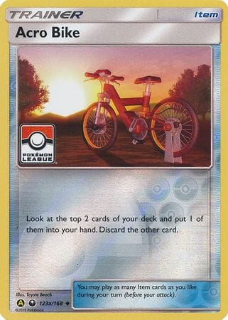 Acro Bike (123a/168) (League Promo) [Sun & Moon: Celestial Storm] Pokemon Single Pokémon  | Multizone: Comics And Games