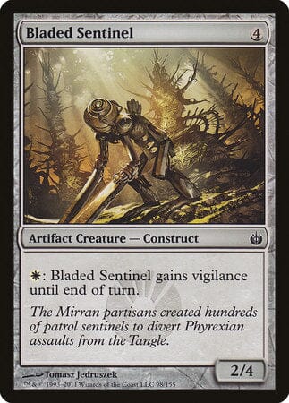 Bladed Sentinel [Mirrodin Besieged] MTG Single Magic: The Gathering  | Multizone: Comics And Games