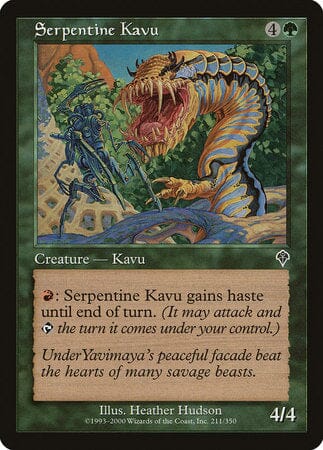 Serpentine Kavu [Invasion] MTG Single Magic: The Gathering  | Multizone: Comics And Games