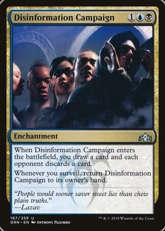 Disinformation Campaign [Guilds of Ravnica] MTG Single Magic: The Gathering  | Multizone: Comics And Games